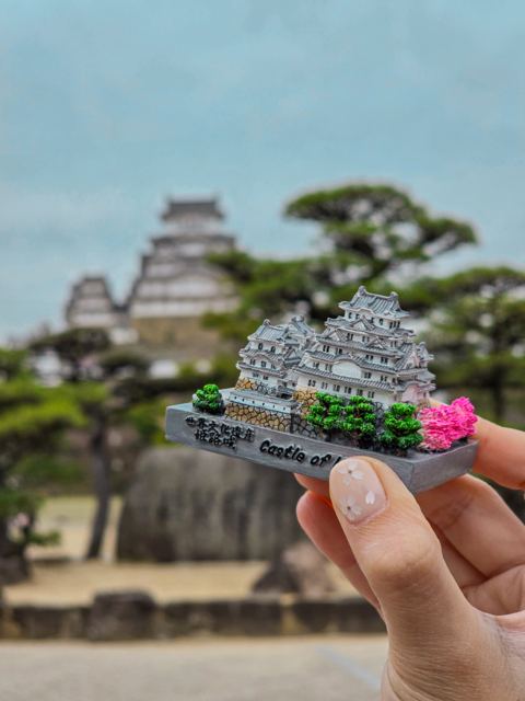 Hoa anh đào ở Lâu đài Himeji